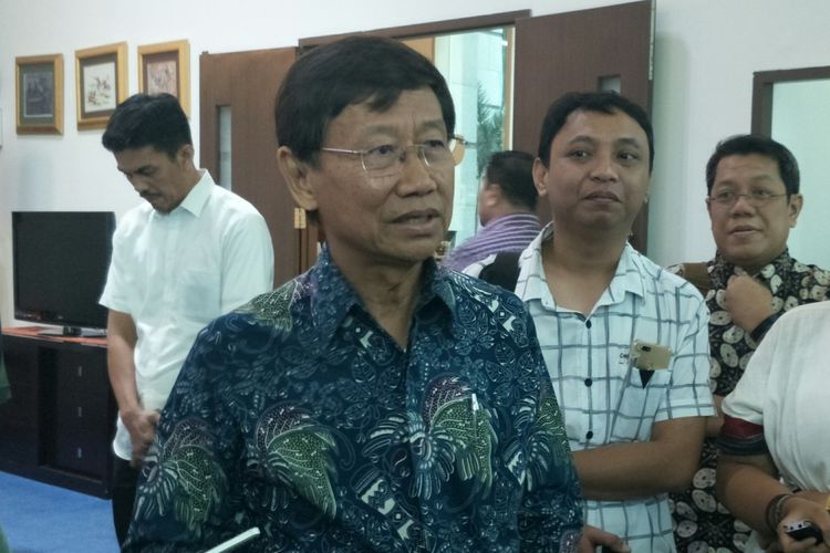 Pendiri sekaligus Komisaris Utama PT Kawasan Industri Jababeka SD Darmono di Menara Batavia, Jakarta, Senin (12/8/2019)