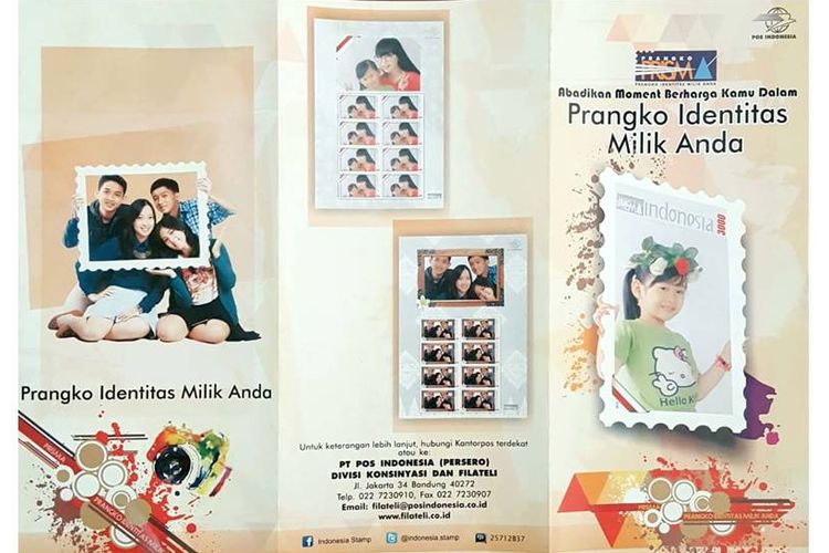 Prangko Identitas Milik Anda milik PT Pos Indonesia