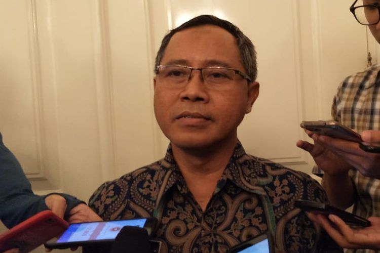 Kepala Dinas Lingkungan Hidup (LH) DKI Jakarta Andono Warih di Balai Kota DKI Jakarta, Jalan Medan Merdeka Selatan, Kamis (1/8/2019).