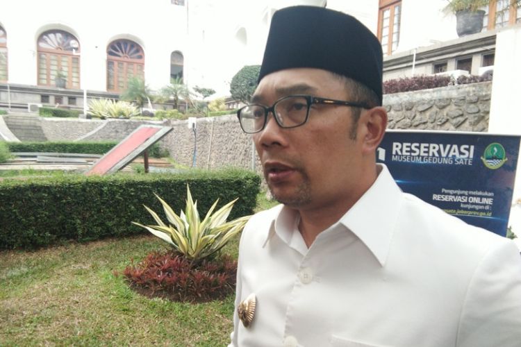 Gubernur Jabar Ridwan Kamil saat ditemui di Gedung Sate, Jalan Diponegoro, Rabu (3/10/2018).