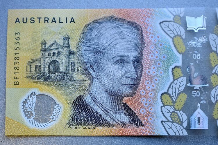 Uang kertas baru bernilai 50 dollar Australia yang resmi diluncurkan pada Oktober 2018 lalu.