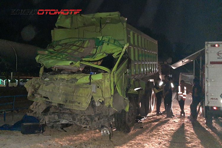 Truk yang sebabkan tabrakan beruntun di Cipularang