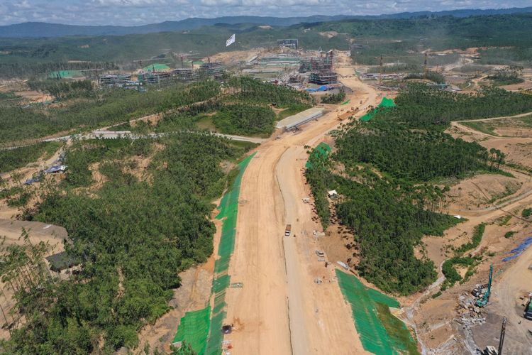 Jalan Sumbu Kebangsaan Sisi Timur IKN Berlanjut ke Tahap II