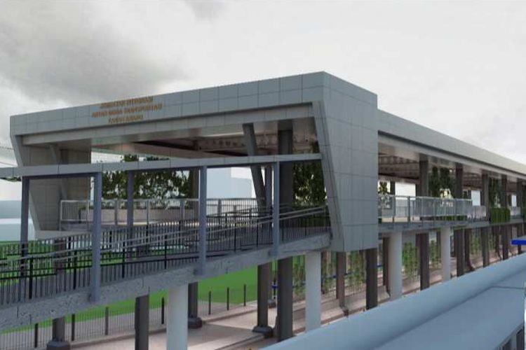 Desain skybridge Tanah Abang, Jakarta Barat