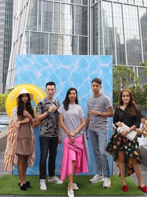 Fashion show pada acara Gc Watches Spring Summer 2019 Collection Preview di Jakarta (4/7/2019).