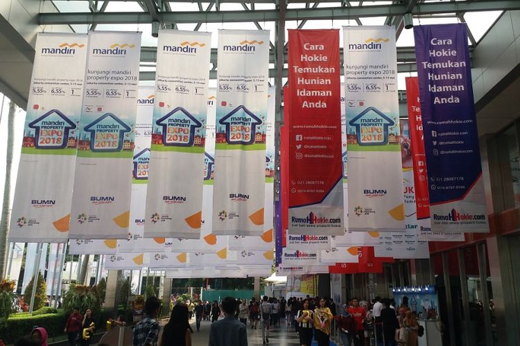 Mandiri Property Expo yang digelar oleh PT Bank Mandiri Tbk bekerja sama dengan DPD REI Jakarta pada 5 ? 13 Mei 2018 di Jakarta Convention Center.