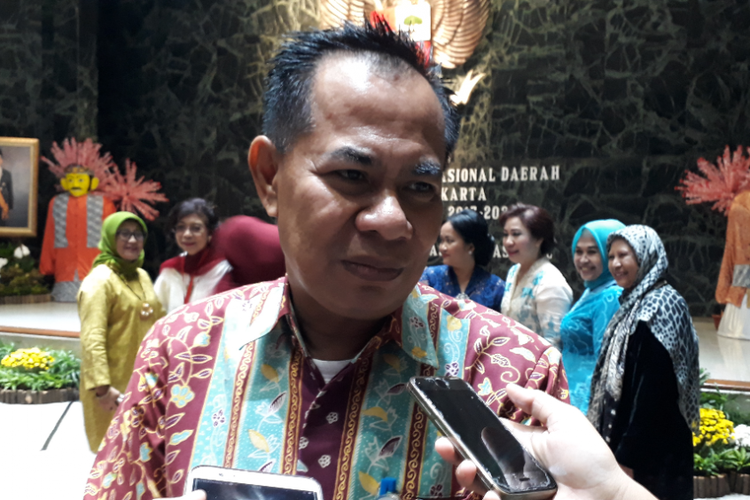 Kepala Dinas Koperasi, UMKM, dan Perdagangan DKI Jakarta Irwandi di Balai Kota DKI Jakarta, Jalan Medan Merdeka Selatan, Kamis (16/11/2017).