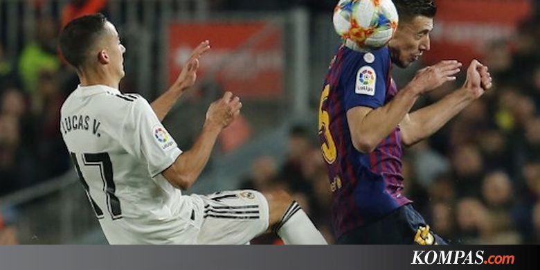 Barcelona Vs Real Madrid El Clasico Di Copa Del Rey Berakhir Seri Kompas Com Rangkuman Makan