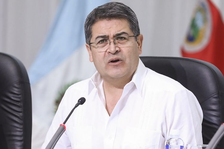 Presiden Honduras, Juan Orlando Hernandez.