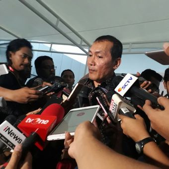 Wakil Ketua KPK Saut Situmorang, saat ditemui pada Kamis (9/11/2017)