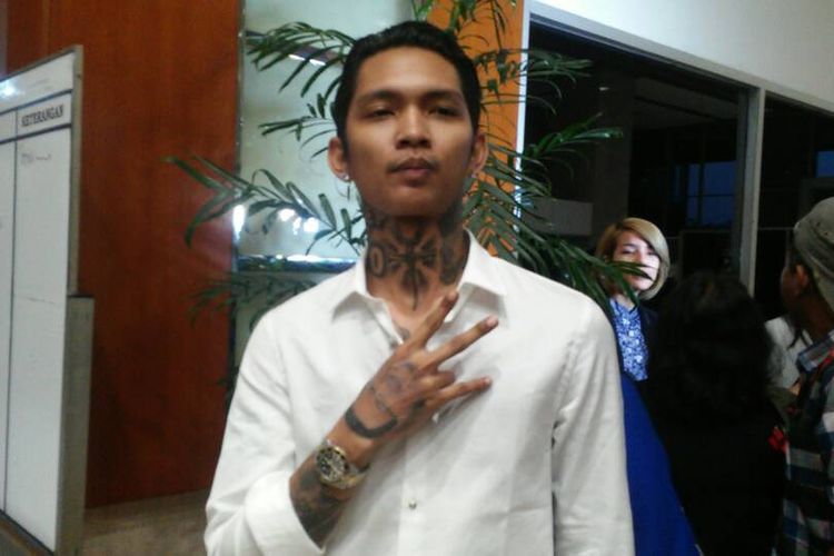 Young Lex di sela audiensi RUU Permusikan di gedung DPR RI, Jakarta Pusat, Rabu (7/6/2017).