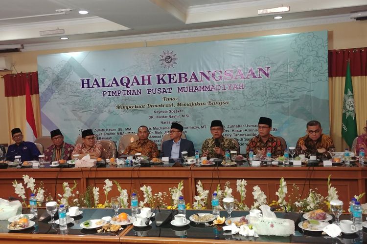 Halaqah kebangsaan PP Muhammadiyah, Kamis (12/4/2018). 