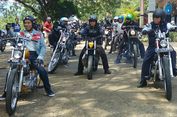 Alasan Jokowi Tinjau Padat Karya Naik Motor Chopper