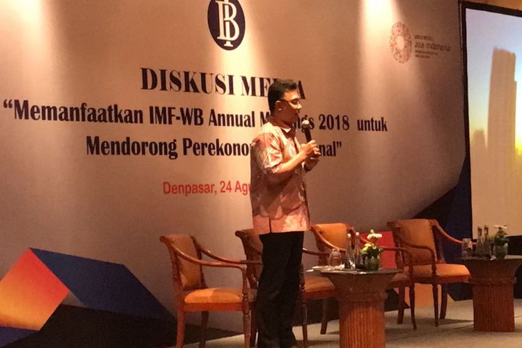 Kepala task force IMF-WB annual meeting 2018 Bank Indonesia (BI)  Peter Jacobs