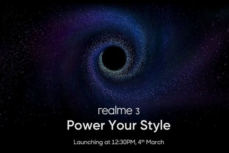 Ilustrasi poster Realme 3