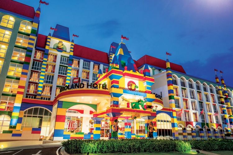 Lego Hotel di Legoland, Iskandar, Johor Bahru, Malaysia.