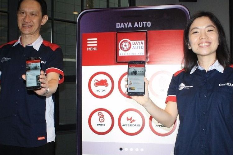 Peluncuran aplikasi Daya Auto