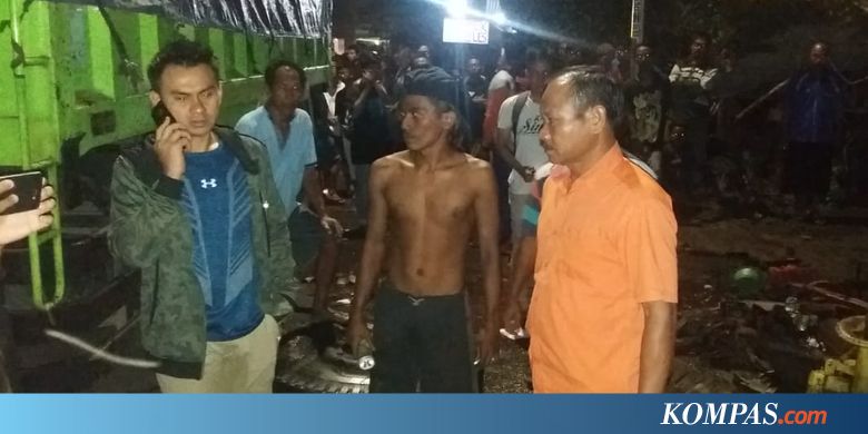 Tabung Kompresor Meledak, Sopir Truk Tewas, Dua Korban Lain Luka