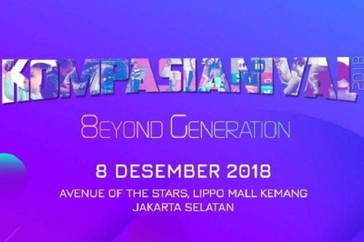 Kompasianival 2018 di Lippo Mall Kemang, Jakarta Selatan, 8 Desember 2018