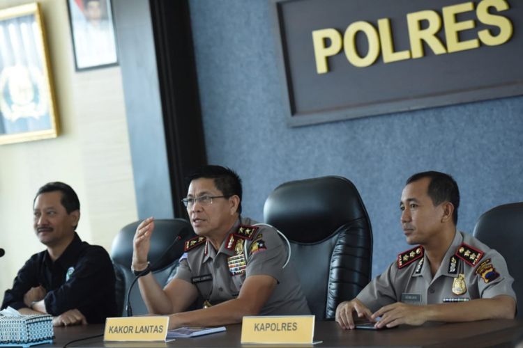 Kepala Korlantas Polri Irjen Royke Lumowa di Mapolres Kendal, Jawa Tengah, Jumat (1/6/2018).