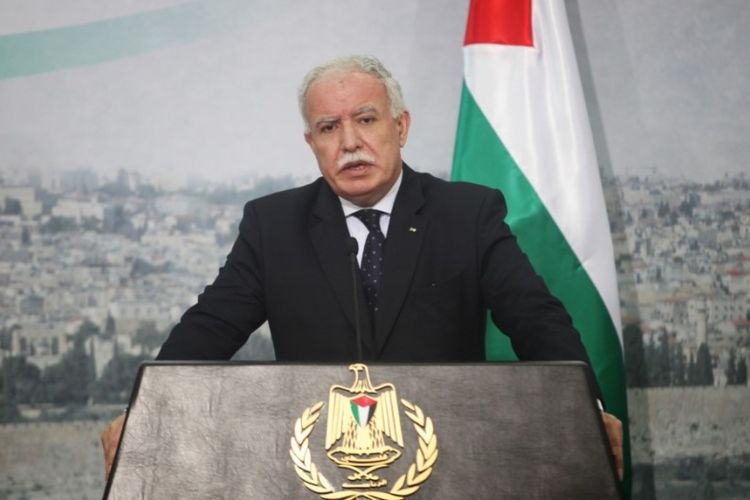 Menteri Luar Negeri Palestina Riyad al-Maliki.