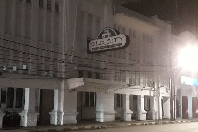Suasana diskotek Old City, Jalan Kali Besar Barat, Roa Melaka, Tambora, Jakarta Barat pada Rabu (25/4/2018) yang berhenti beroperasi sementara setelah terjadi keributan dari pengunjung dengan positif menggunakan narkoba.