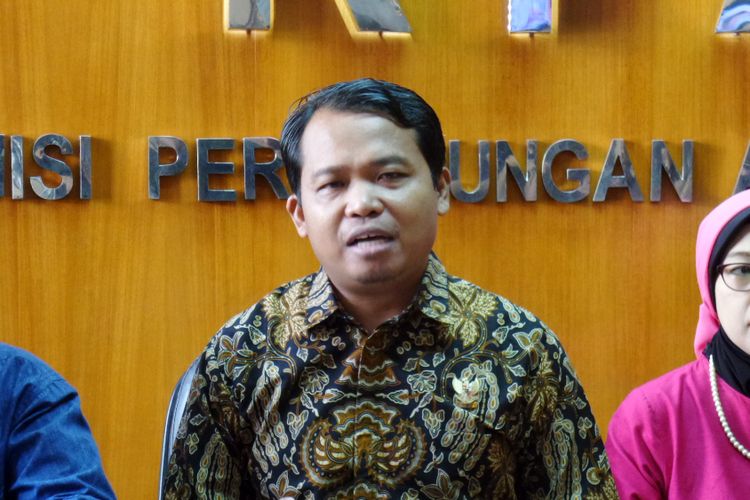 Ketua Komisi Perlindungan Anak Indonesia (KPAI) Susanto di kantornya, Rabu (8/8/2018).