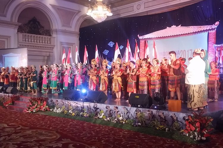 Puncak acara Indonesia Channel 2017 di gedung The Empire Palace Surabaya, Jumat (18/8/2017) malam.