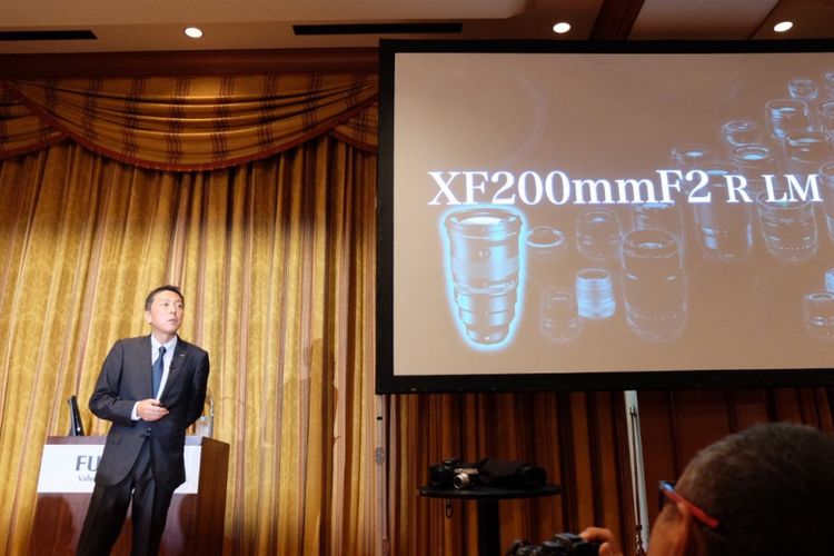 Fuji merilis lensa XF 200 mm di Jepang, Kamis (7/9/2017).