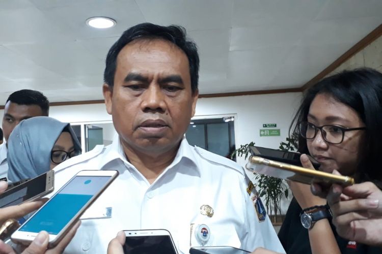 Sekretaris Daerah DKI Jakarta Saefullah di Balai Kota DKI Jakarta, Jalan Medan Merdeka Selatan, Rabu (5/9/2018).