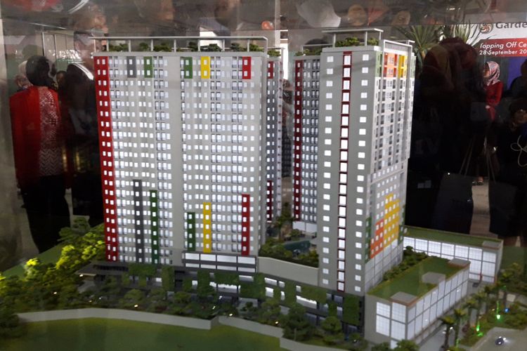 Maket Gardenia Apartment Bogor.