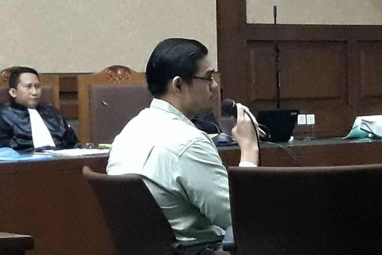 Dokter Michael Chia Cahaya bersaksi di Pengadilan Tipikor Jakarta, Jumat (23/3/2018).