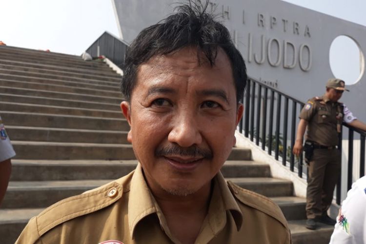 Sekretaris Kota Jakarta Barat Eldi Andi saat dijumpai di RPTRA Kalijodo pada Selasa (14/8/2018).