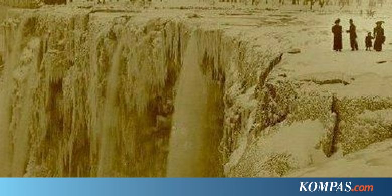 Saat Air Terjun Niagara Berhenti Mengalir untuk Kali Pertama