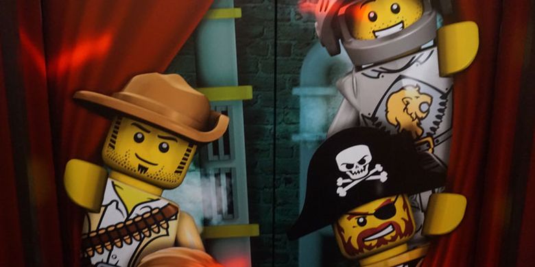 Dekorasi menarik di Hotel Legoland