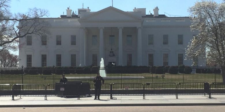 White House, tempat kediaman dan kantor resmi presiden AS.
