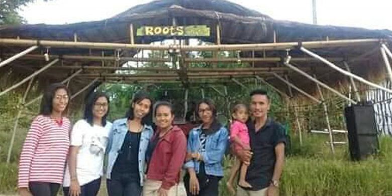 Roots Cafe di Desa Lasir, Kecamatan Kangae, Kabupaten Sikka, Flores, Nusa Tenggara Timur, Kamis (23/5/2019).