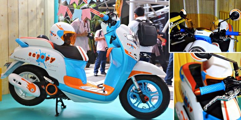 Gambar Motor Scoopy  Modif Wikie Cloud Design Ideas