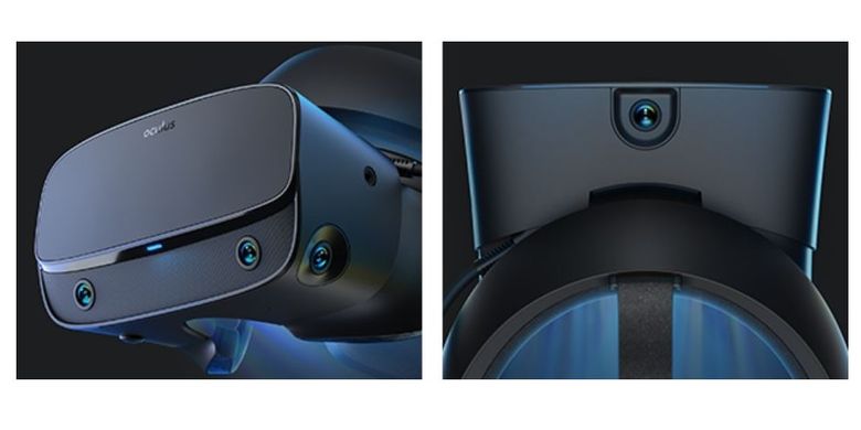 Ilustrasi sensor kamera Oculus Rift S