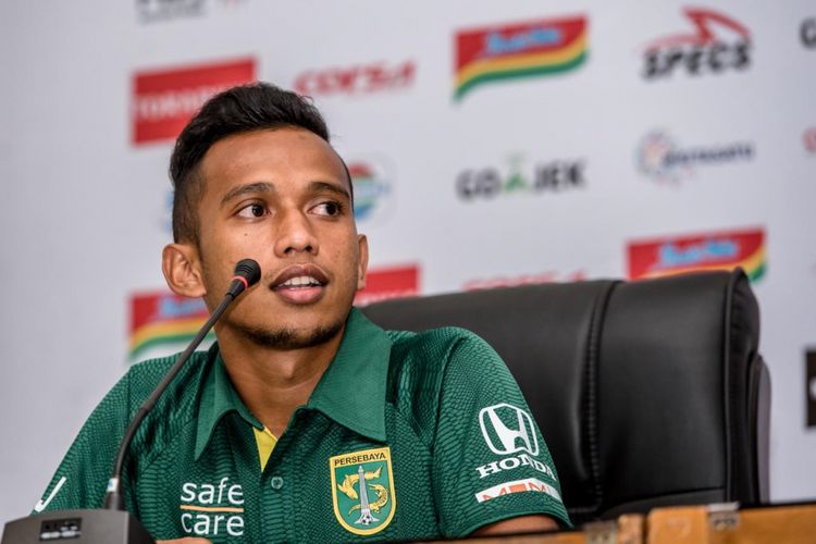 Winger Persebaya Surabaya, Irfan Jaya.