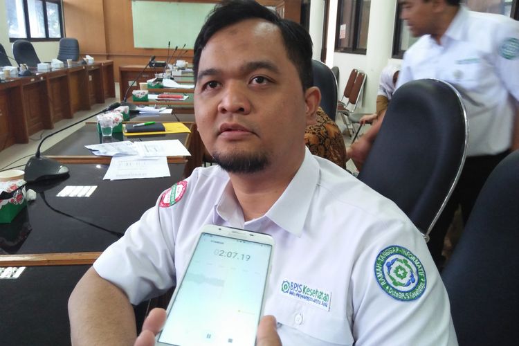 Kepala Cabang BPJS Kesehatan Karawang Unting Patri Wicaksono Pribadi. 