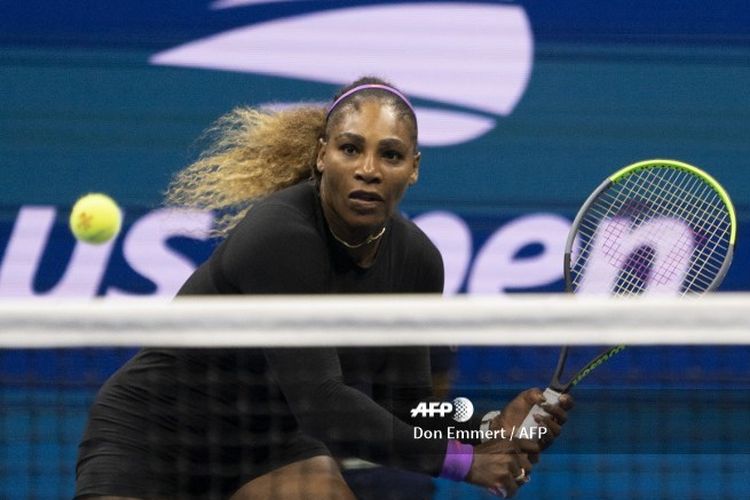 Serena Williams berhasil masuk final US Open setelah mengalahkan Elina Svitolina di babak semifinal US Open, Jumat (6/9/2019).