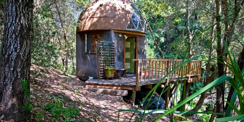 Rumah Airbnb populer di dekat San Fransisco, Amerika Serikat. 