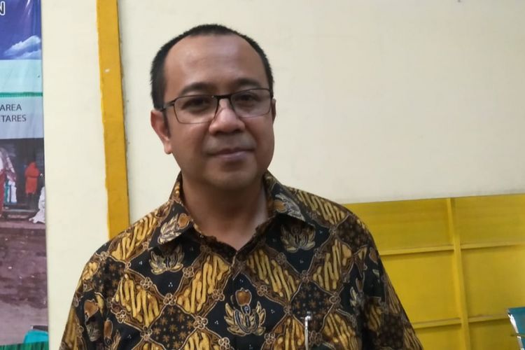 Direktur Utama Perumda Pasar Jaya Arief Nasrudin di kawasan Cipinang, Jakarta Timur, Kamis (20/12/2018).