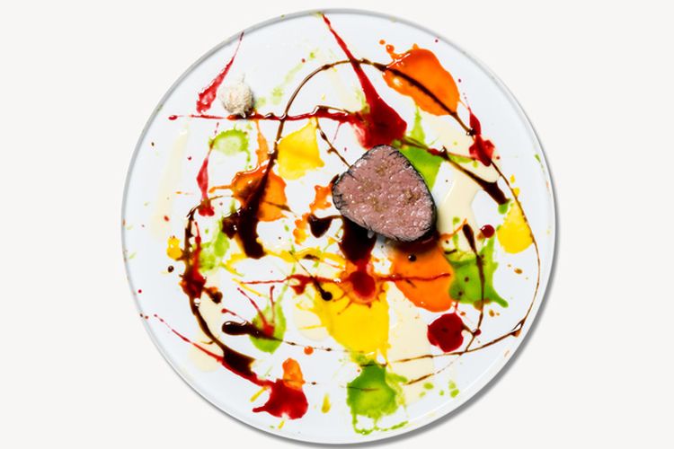 
Hidangan di Osteria Francescana, restoran terbaik di dunia 2018.