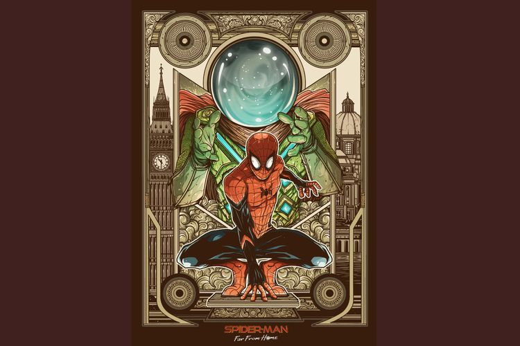 Ilustrator Indonesia, Adhitya Zulkarnaen atau yang lebih dikenal di medsos dengan AdhityaZul, berhasil memenangi kontes Fan Art desain poster film Spider-Man: Far From Home.