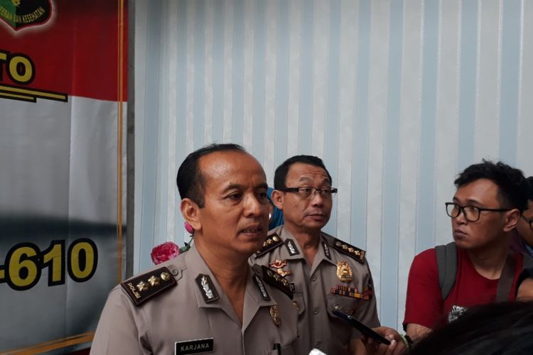 Penanggung jawab pelaksanaan Terapi Hiperbarik RS Polri AKBP Karjana di RS Polri Kramat Jati, Jakarta Timur, Senin (5/11/2018).