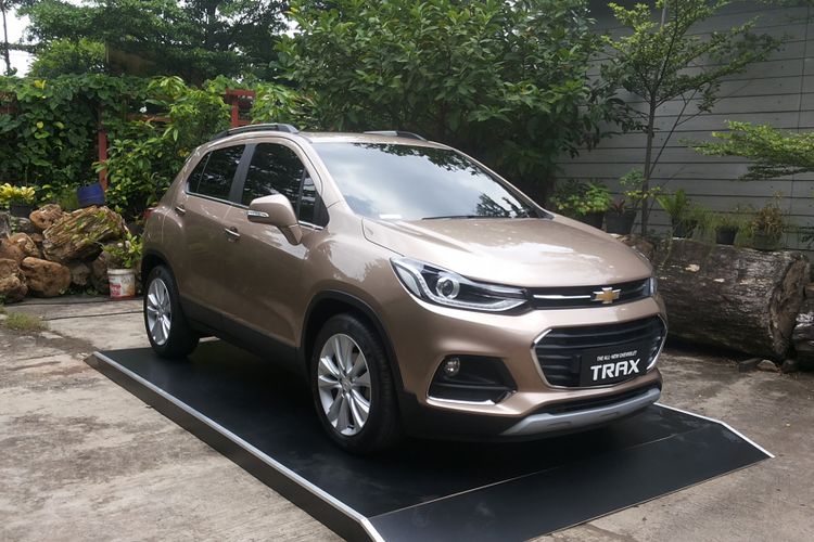 Chevrolet Trax Coopertino yang diluncurkan di Jakarta pada Kamis (1/3/2018).