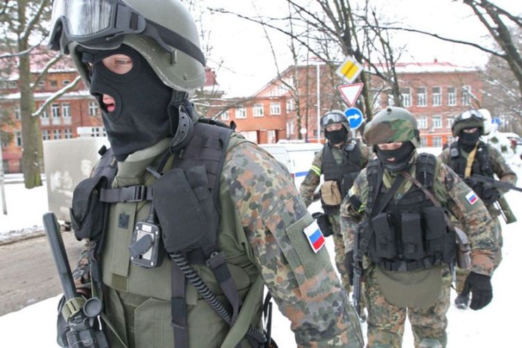 Pasukan khusus Dinas Rahasia Rusia (FSB).