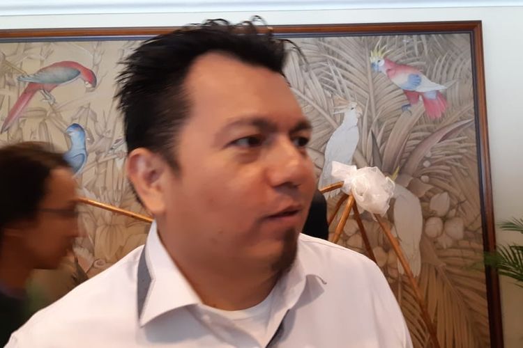Direktur Hukum dan Advokasi TKN, Ade Irfan Pulungan, di Hotel Sari Pan Pacific, Jakarta, Selasa (19/3/2019). 